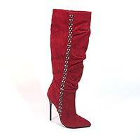 Algopix Similar Product 8 - Highest Heel Womens 45 Calf High Boot