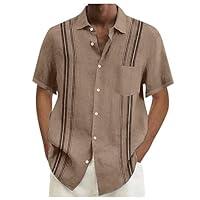 Algopix Similar Product 10 - Mens Hawaiian Short Sleeve Shirts