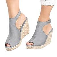 Algopix Similar Product 4 - FFENFEI Womens Espadrilles Wedges