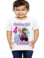 Algopix Similar Product 14 - Frozen Birthday Shirt Add Any Name and