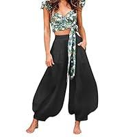Algopix Similar Product 18 - Sunyastor Wide Leg Yoga Pants for Women