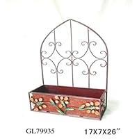 Algopix Similar Product 11 - Benjara Alluring Metal Planter