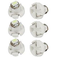Algopix Similar Product 10 - uxcell 6pcs T3 Ice Blue 3020 LED Car