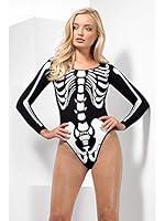 Algopix Similar Product 18 - Smiffy's Opaque Skeleton Bodysuit