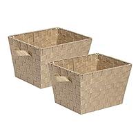 Algopix Similar Product 5 - HoneyCanDo STO07799 Baskets Brown