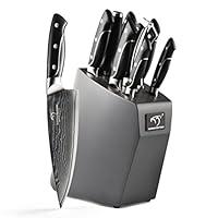 Algopix Similar Product 18 - Damascus Kitchen Knife Sets 9 Pieces