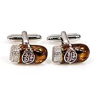Algopix Similar Product 5 - MRCUFF Cuban Cigar Pair Cufflinks in a