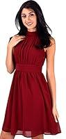 Algopix Similar Product 17 - Peach Couture Womens Chiffon Sleeveless