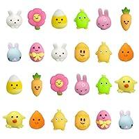 Algopix Similar Product 6 - QINGQIU 24 PCS Easter Mochi Squishy