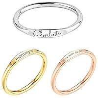 Algopix Similar Product 8 - Custom Name Ring for Women Mothers Day