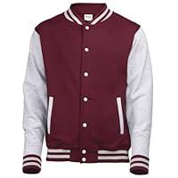 Algopix Similar Product 3 - Awdis Unisex Varsity Jacket M