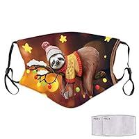 Algopix Similar Product 7 - Nopeak 1pc Christmas Face Bandanas