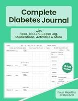 Algopix Similar Product 14 - Complete Diabetes Journal with Food