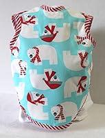 Algopix Similar Product 14 - Baby Bib Bapron Polar Bear Christmas