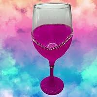 Algopix Similar Product 11 - Glitter Wine Glasses
