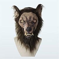 Algopix Similar Product 8 - Muised Halloween Mask Scary Wolf