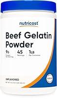 Algopix Similar Product 6 - Nutricost Beef Gelatin Powder 1 LB