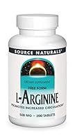 Algopix Similar Product 16 - Source Naturals LArginine 500 mg Free