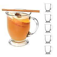Algopix Similar Product 2 - Anchor Hocking Caf Glass Coffee Mugs