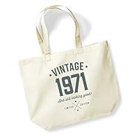 Algopix Similar Product 14 - 50th Birthday Keepsake Gift Vintage Bag