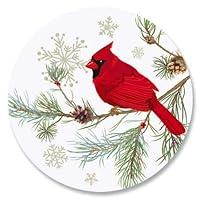 Algopix Similar Product 11 - Cardinal in Snow Envelope Seals Set of
