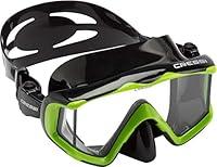 Algopix Similar Product 6 - Cressi Pano 3, Black/Lime