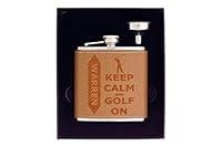 Algopix Similar Product 13 - Flask in Gift Box Personalized Golfer