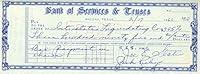 Algopix Similar Product 9 - Jack Ruby Signed Auto 1960 Bank Check