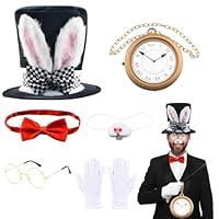 Algopix Similar Product 10 - Abitoncc White Rabbit Costume 6Pcs