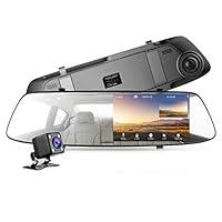 Algopix Similar Product 1 - Backup Camera for Cars 43 Inch Mirror