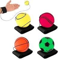 Algopix Similar Product 3 - DSLSQD 4 Pieces Wrist Return Ball 2