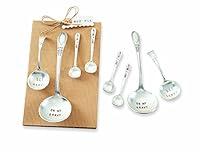 Algopix Similar Product 13 - Mud Pie Ladle (Set of 4), Silver
