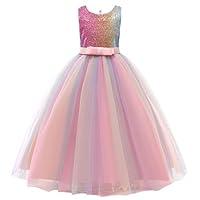 Algopix Similar Product 3 - Glamulice Flower Girl Sequence Sequin