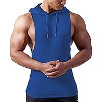 Algopix Similar Product 14 - MaiyifuGJ Mens Workout Hooded Tank