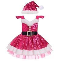 Algopix Similar Product 7 - AWIBMK Baby Girls Christmas Sequins