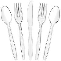 Algopix Similar Product 14 - Juvale 180 Pack Clear Plastic