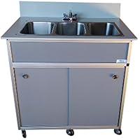 Algopix Similar Product 7 - Monsam NS003 NSF Certified Three Bowl