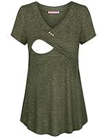 Algopix Similar Product 10 - Joymom Womens V Neck Short Sleeve