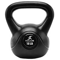 Algopix Similar Product 18 - ProsourceFit Vinyl Kettlebell 15 lb