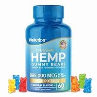 Algopix Similar Product 4 - WELLUTION Hemp Gummies  High Potency