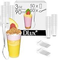 Algopix Similar Product 10 - DLux 50 x 3 oz Mini Dessert Cups with