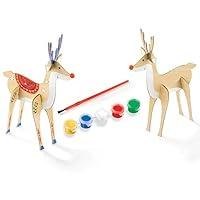 Algopix Similar Product 12 - Reindeer Wood Painting Craft Kit  75