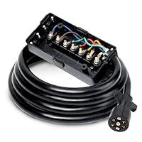 Algopix Similar Product 9 - BougeRV 7 Way Trailer Plug Weatherproof