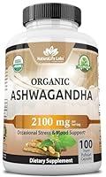Algopix Similar Product 13 - Organic Ashwagandha 2100 mg  100