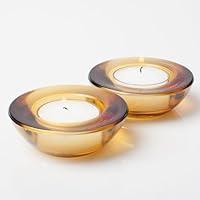 Algopix Similar Product 7 - Eastland Chunky Tealight Holder Amber