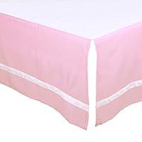Algopix Similar Product 4 - Pink Tailored Crib Dust Ruffle with