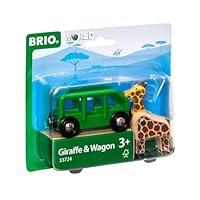 Algopix Similar Product 17 - BRIO World  33724 Giraffe and Wagon