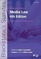 Algopix Similar Product 8 - Blackstone's Statutes on Media Law