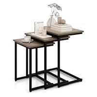 Algopix Similar Product 7 - Giantex Nesting Coffee Table Set of 3