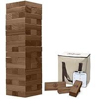 Algopix Similar Product 3 - GoSports Large Wooden Toppling Tower 